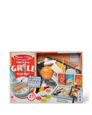 Melissa & Doug Flip & Fry Grill Play Set with Colour Changing Water