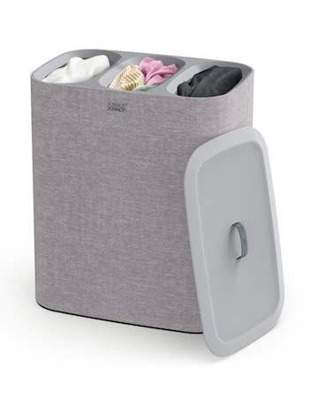 Joseph Joseph Tota 90L Trio Laundry Separation Basket Grey