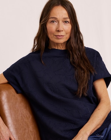 Julipa Woven Jersey Mix T-Shirt