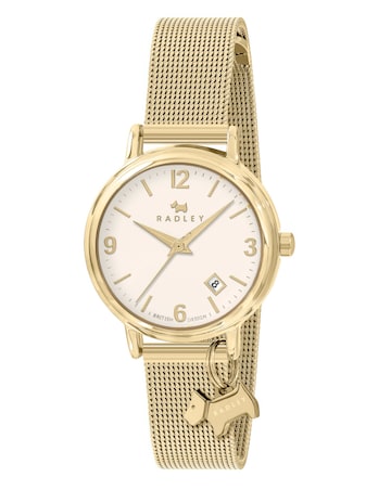 Radley Gold Plated Mesh Strap Watch