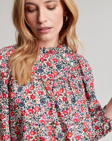 Joules Pop Over Voile Blouse