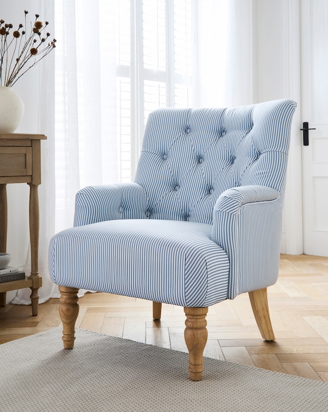 Julipa Mae Striped Accent Chair