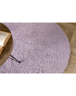 Chicago Light Neutrals Shaggy Circle Rug