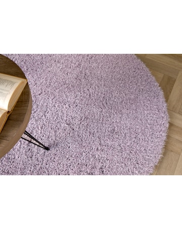 Chicago Light Neutrals Shaggy Circle Rug