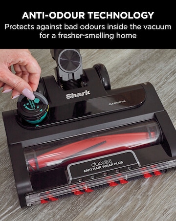 Shark Stratos Cordless Vacuum with Anti Hair Wrap Plus & Clean Sense IQ IZ400UK