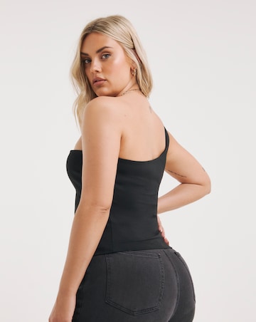 Calvin Klein Jeans Asymetric Cut Out Top