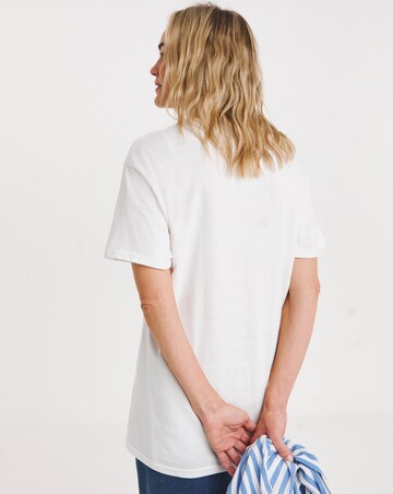 White Van Gogh Flowers Graphic T-Shirt