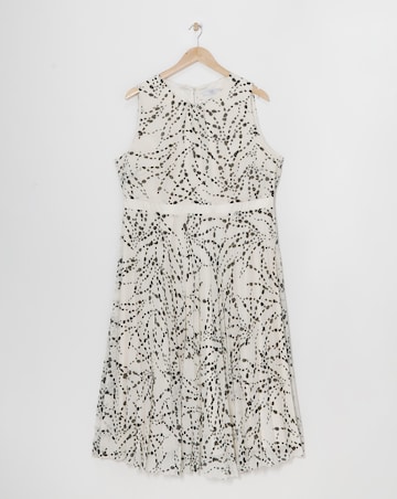 Joanna Hope Mono Pleated Dress