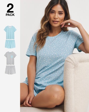 Pretty Secrets Value 2 Pack Pyjama Shortie Sets