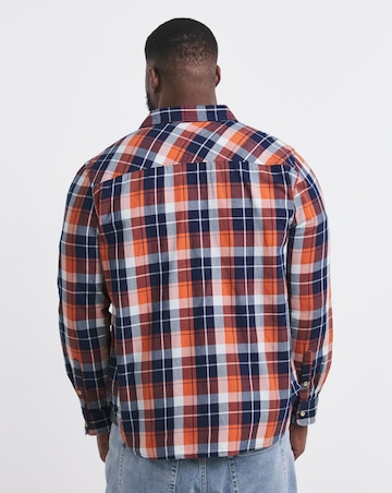 LS Indigo Check Shirt
