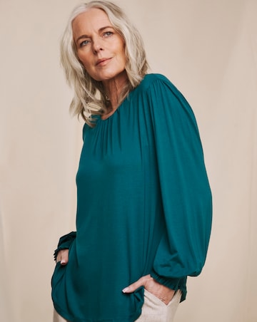 Julipa Long Sleeve Jersey Blouse