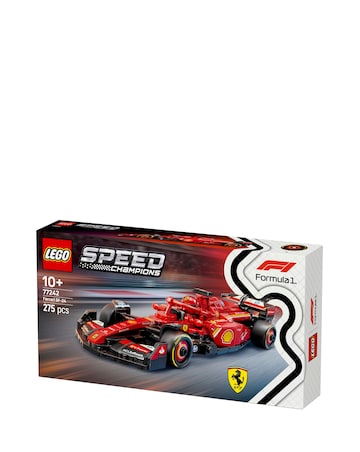 LEGO Speed Champions Ferrari SF-24 F1 Race Car Toy Vehicle and Driver Set 77242