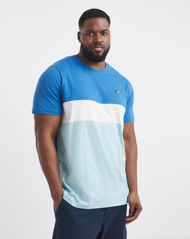 Voi Storm Block Print T-Shirt - Long Length