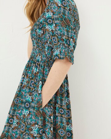 FatFace Pacey Mirrored Floral Dress