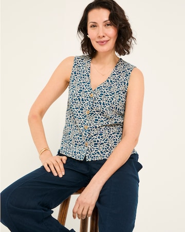 FatFace Joni Shibori Waistcoat