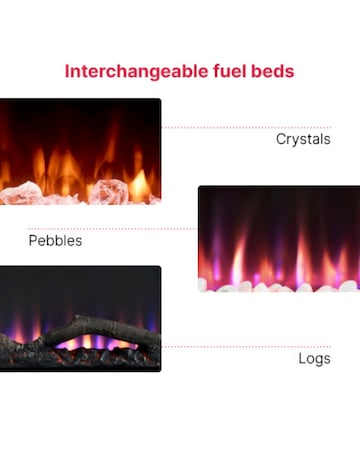 Dimplex Sierra Linear 48 Fireplace Fire Suite