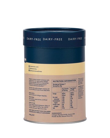 Dose & Co Dairy Free Collagen Creamer Vanilla 340g