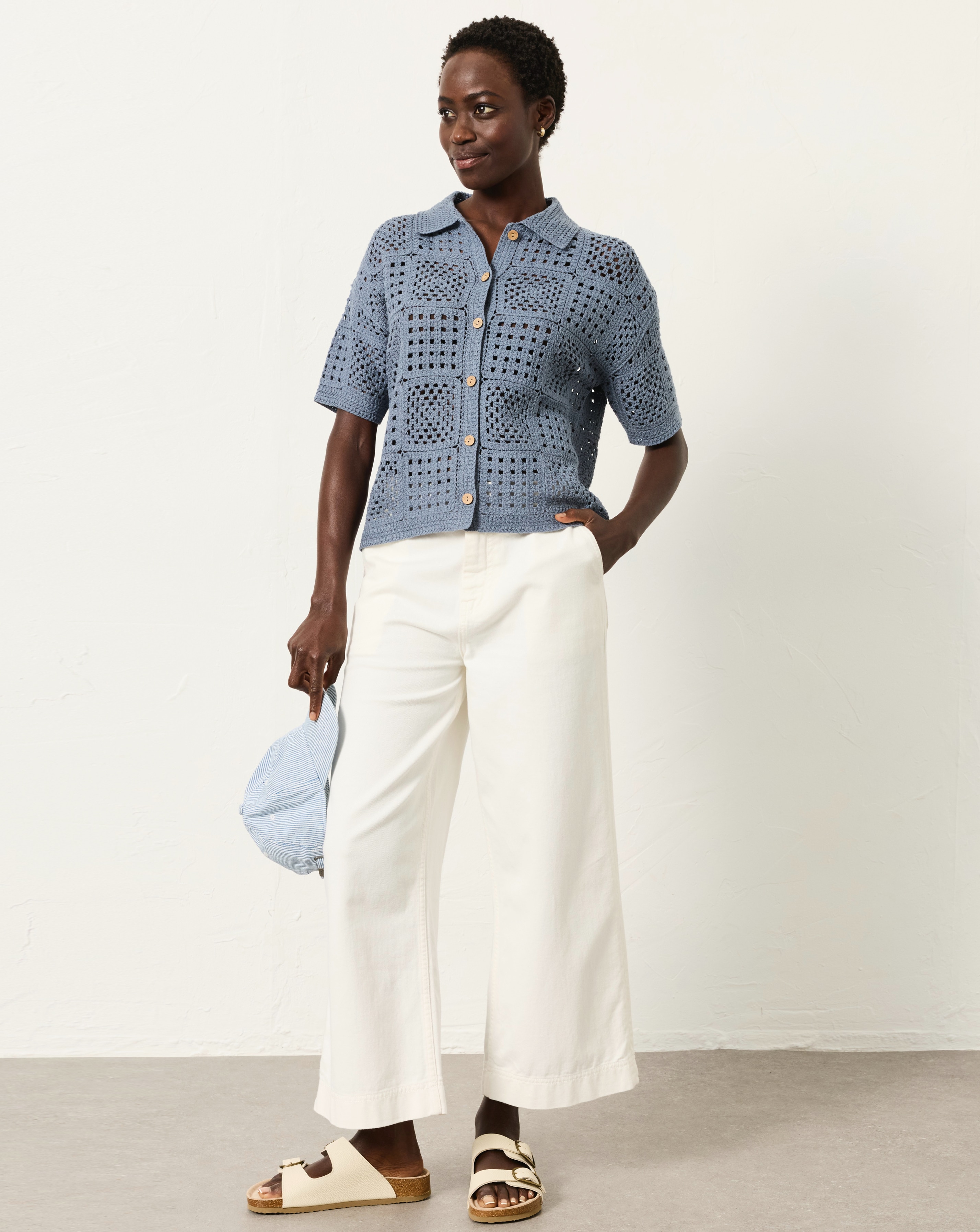 FatFace Astrid Crochet Shirt | JD Williams
