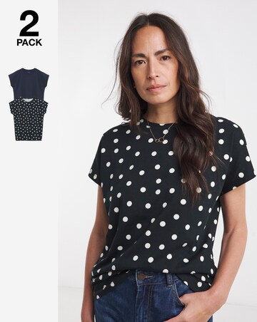 Pure Cotton 2 Pack Relaxed T-Shirt