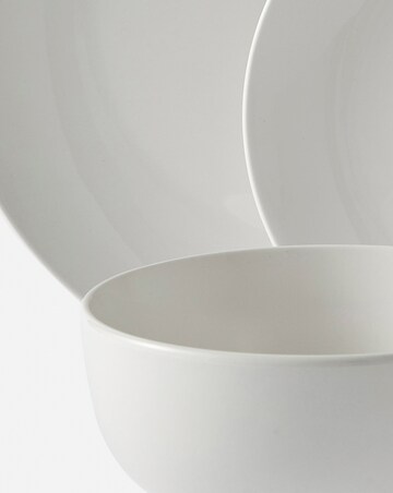 White Porcelain Essentials 12 Piece Dinner Set