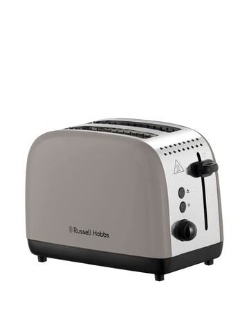 Russell Hobbs Classics Kettle & 2 Slice Toaster Bundle Mocha