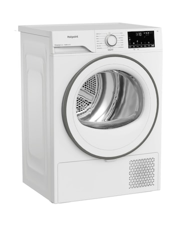 Hotpoint FabicCare C HSD 82M WW UK 8kg Heat Pump Tumble Dryer - White