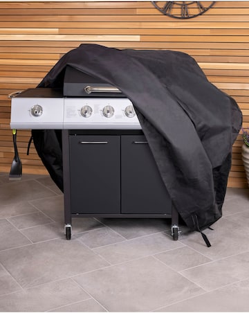 Charles Bentley 4 Burner Gas BBQ with Side Burner Bundle