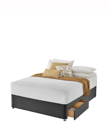 Silentnight Velvet 2 Drawer Divan Base Only