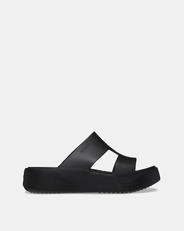 Crocs Black Getaway Platform Strap Sandal