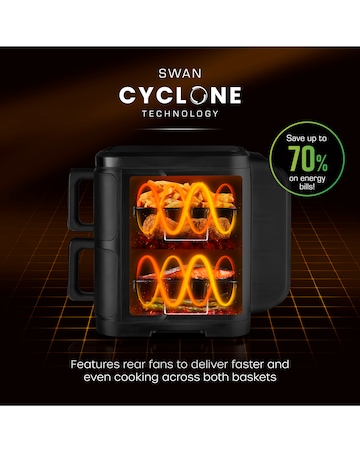 Swan 11L Duo Layer Air Fryer