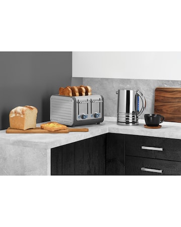 Dualit 46526 Architect Grey 4 Slot Toaster