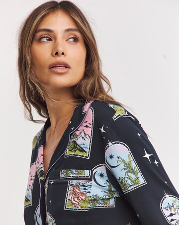 Chelsea Peers Jersey Dreamy Archways Print Pyjama Set