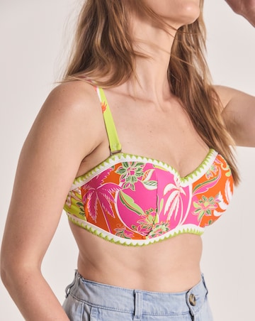 Figleaves Frida Underwired Bandeau Bikini Top