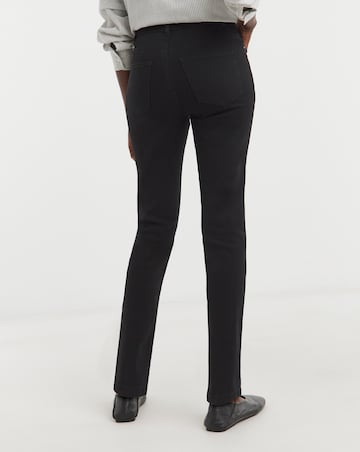 Black High Waist Super Soft Slim Leg Jeans