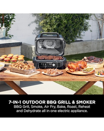 Ninja Woodfire OG901UK Pro Connect XL Electric BBQ Grill and Smoker