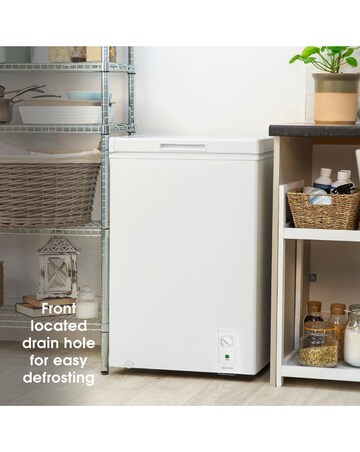 Abode A142CF0E1W Chest Freezer 142L - White
