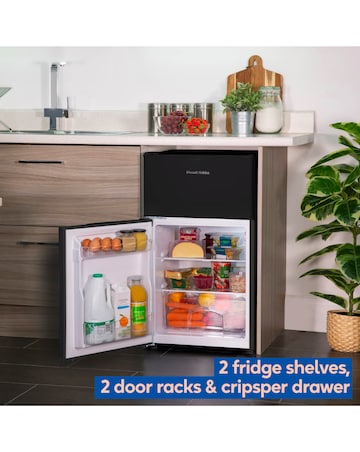 Russell Hobbs RH85UCFF482E1B Under Counter Fridge Freezer - Black