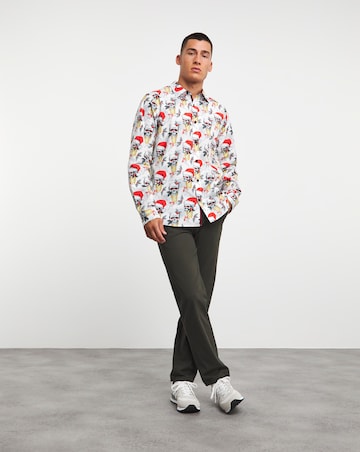 Joe Browns Christmas Skull Shirt Long Length