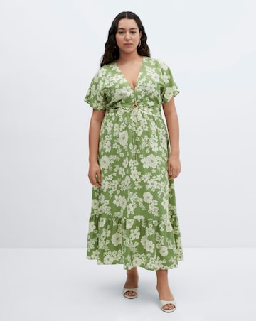 Mango Coloma Floral Maxi Dress