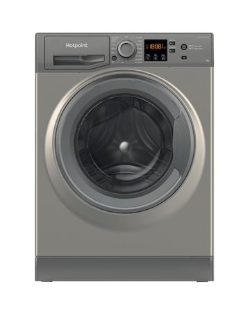 Hotpoint Anti-Stain NSWM 846 GG UK 8kg 1400rpm Washing Machine Graphite Install