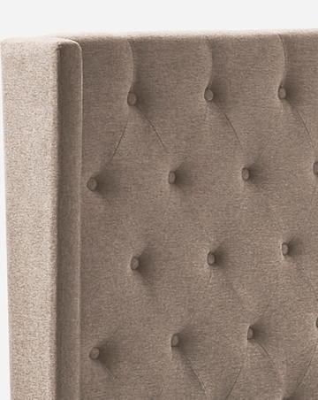 Allegra Winged Fabric Bedframe