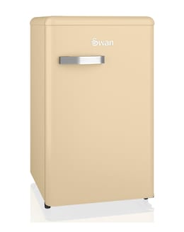Swan SR11035CNE Retro Under Counter Fridge 90L - Cream