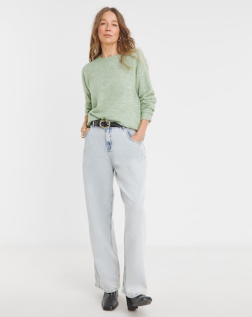 Green Rib Detailing Jumper