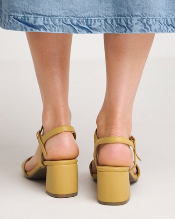 Kylie Barely There Block Heeled Sandals - Extra Wide Fit (EEE)