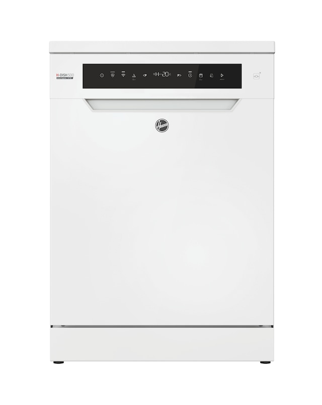 Hoover H-Dish 500 HF 4B7F0W-80 14 Place, Full Size WiFi Dishwasher - White