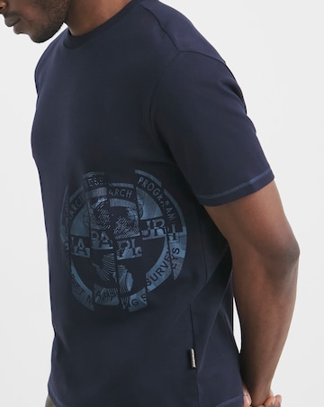 Napapijri Vanni Graphic T-Shirt - Navy