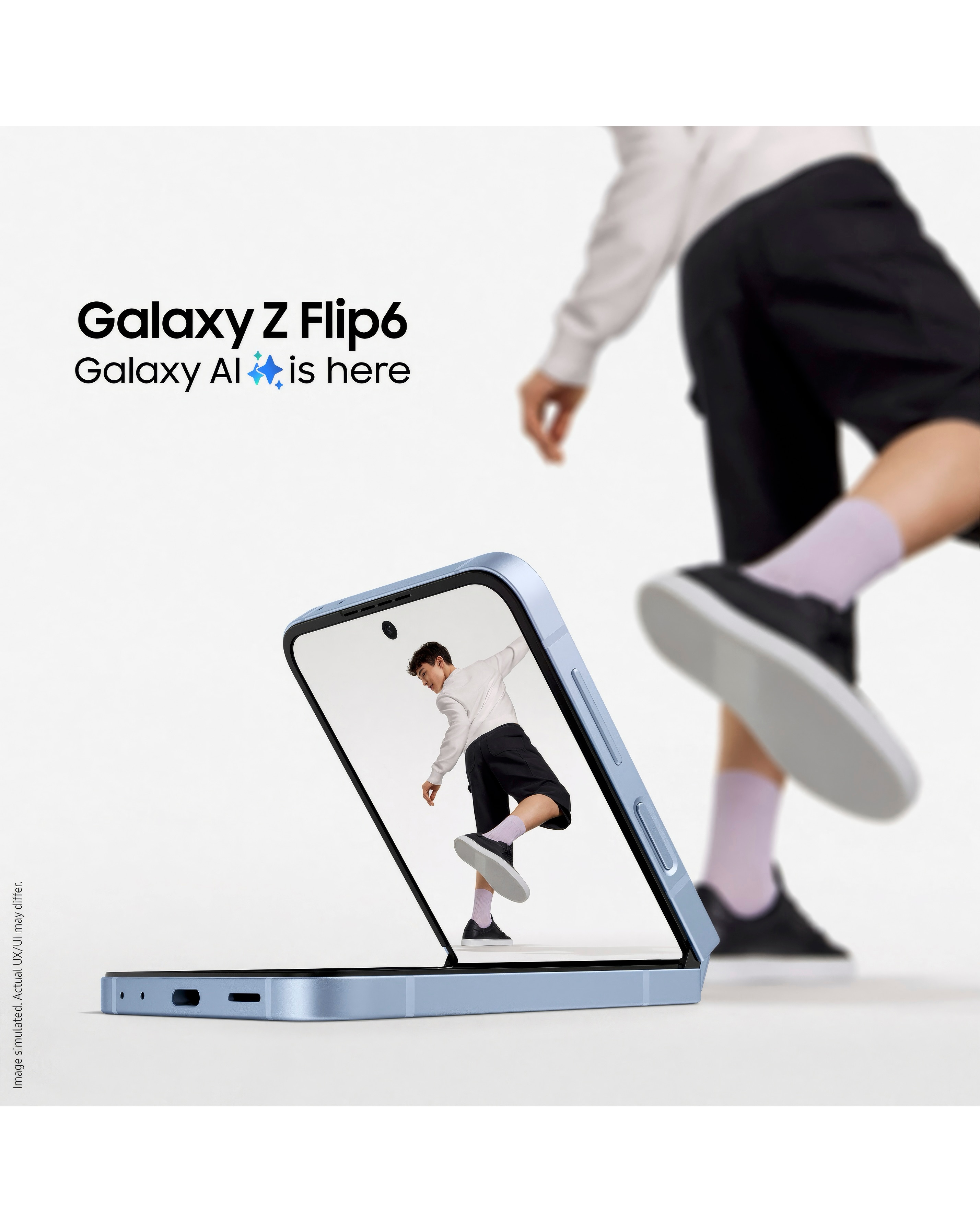 Samsung Galaxy Z Flip6 512GB 5G - Mint - Galaxy AI | JD Williams
