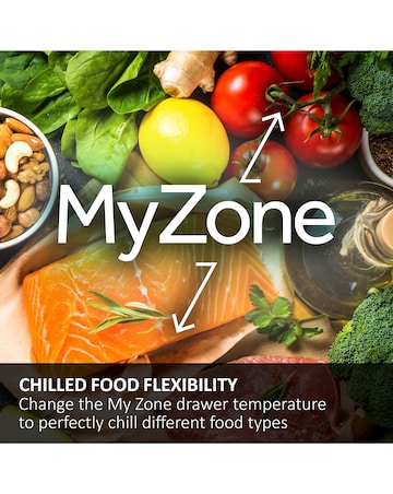 Haier Series 3 HDPW3618DNPK Wifi Connected 185cm 60/40 Fridge Freezer - Silver