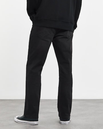 Loose Fit Stretch Jean Black Wash