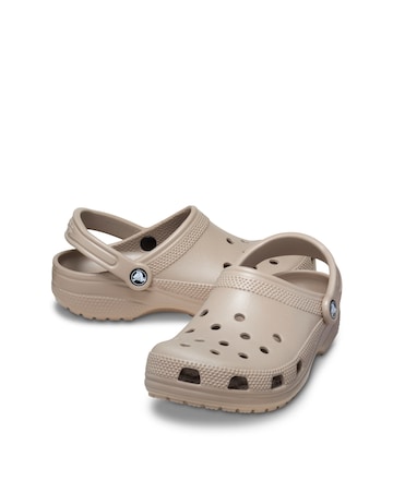 Crocs Taupe Classic Clog - Standard Fit